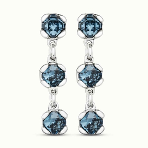 Серьги PEN0912 "Sublime blue" Серебр.син.