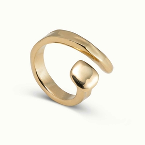 Кольцо UNOde50 ANI0456 "B12" XL Золотой цвет