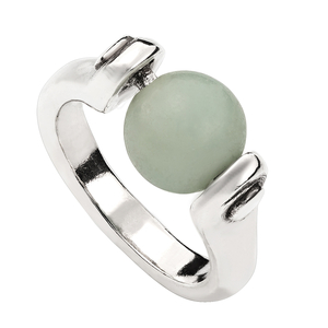 Кольцо ANI0717 "Луна" M Серебр. цвет